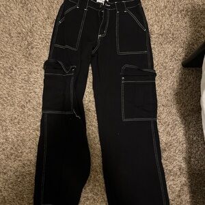 Black cargo pants from Tilly’s